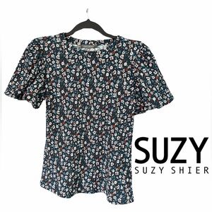 Suzy Shier Floral Top Size S
